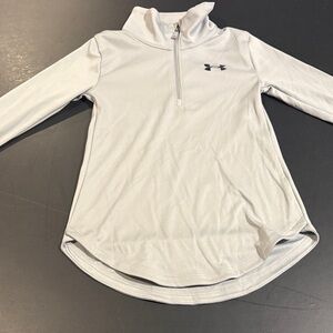 Under Armour Light Gray Quarter Zip Pullover
